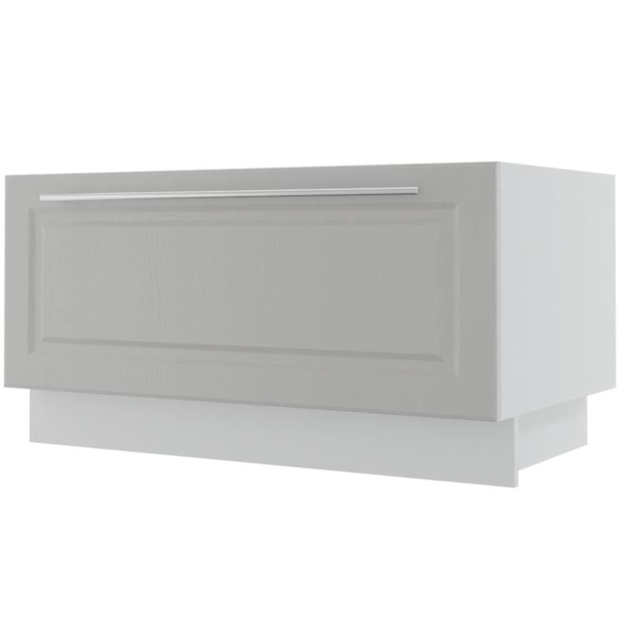 Kuchyňská skříňka Emporium D1K/90 Light Grey Stone/Bílá BAUMAX