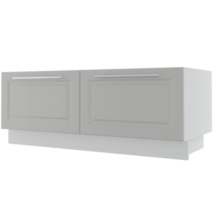 Kuchyňská skříňka Emporium D2E/120 Light Grey Stone/Bílá BAUMAX
