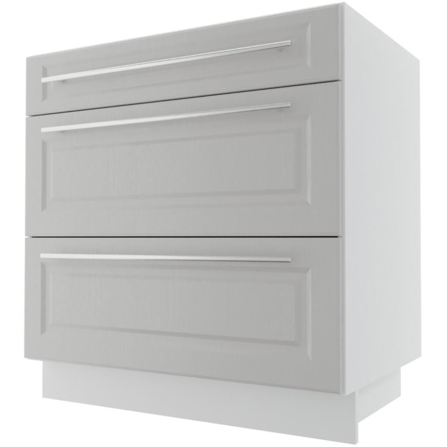 Kuchyňská skříňka Emporium D3E/80 Light Grey Stone/Bílá BAUMAX