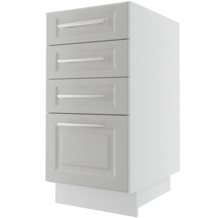 Kuchyňská skříňka Emporium D4E/40 Light Grey Stone/Bílá BAUMAX