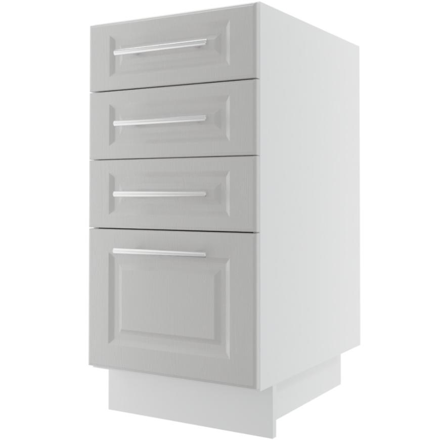 Kuchyňská skříňka Emporium D4M/40 Light Grey Stone/Bílá BAUMAX