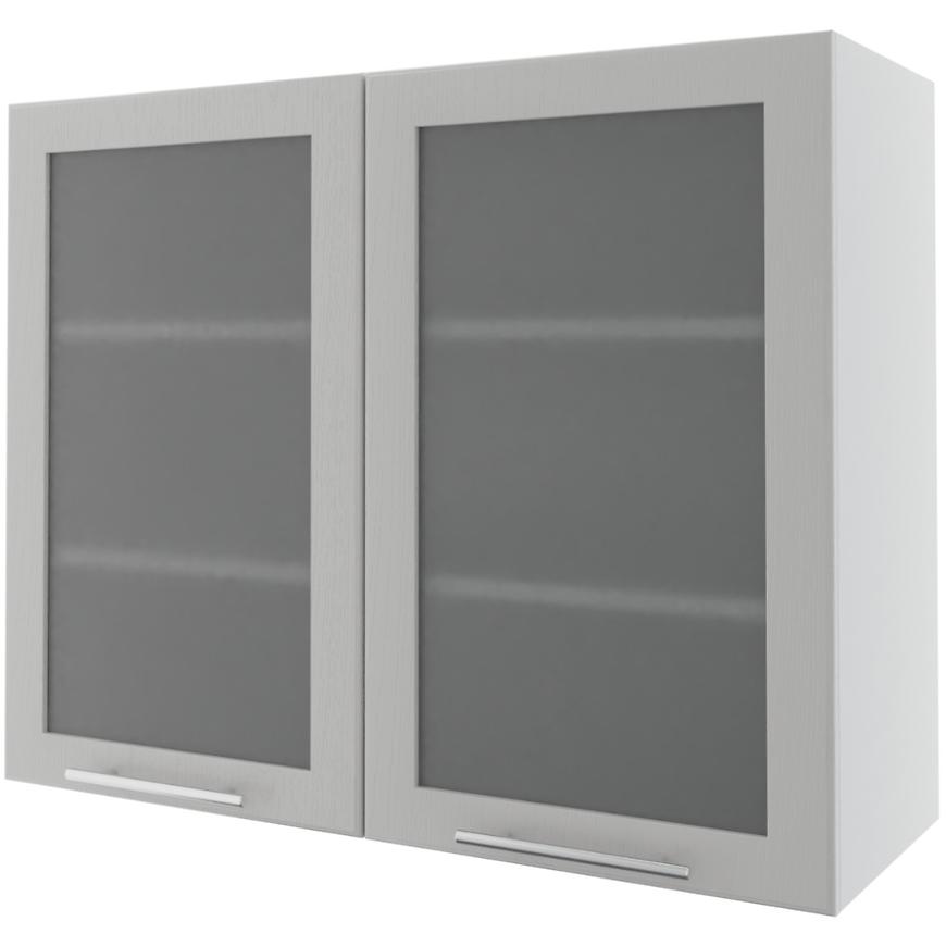 Kuchyňská skříňka Emporium W3S/90 Light Grey Stone/Bílá BAUMAX
