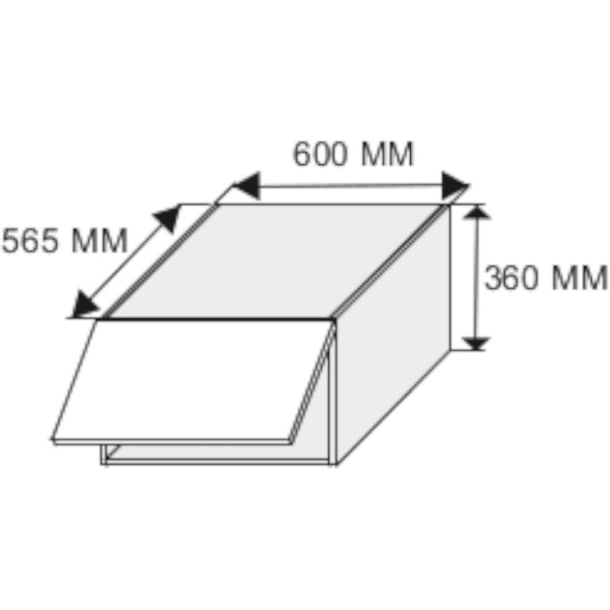 Kuchyňská skříňka Emporium w6b/60 White BAUMAX