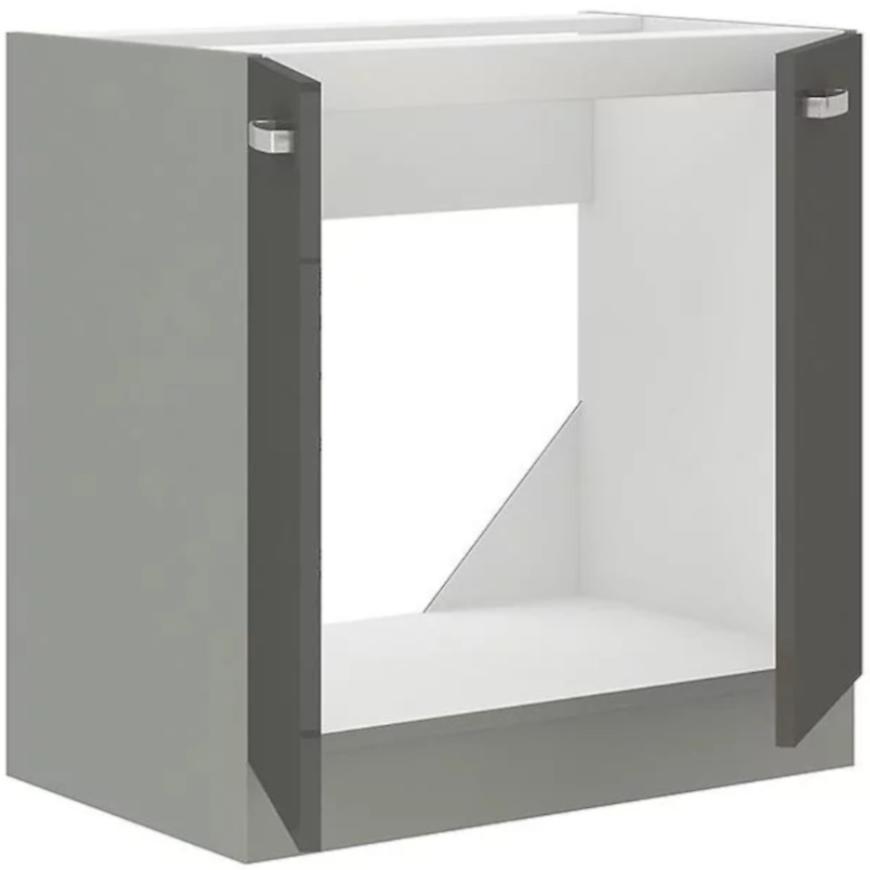 Kuchyňská skříňka Grey 80zl 2f bb BAUMAX