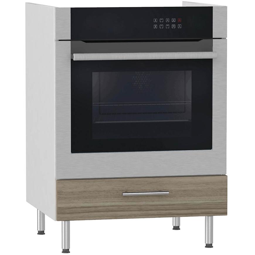 Kuchyňská skříňka Hana Ořech Dabema / Světle Šedá / Bílá DK60 BAUMAX