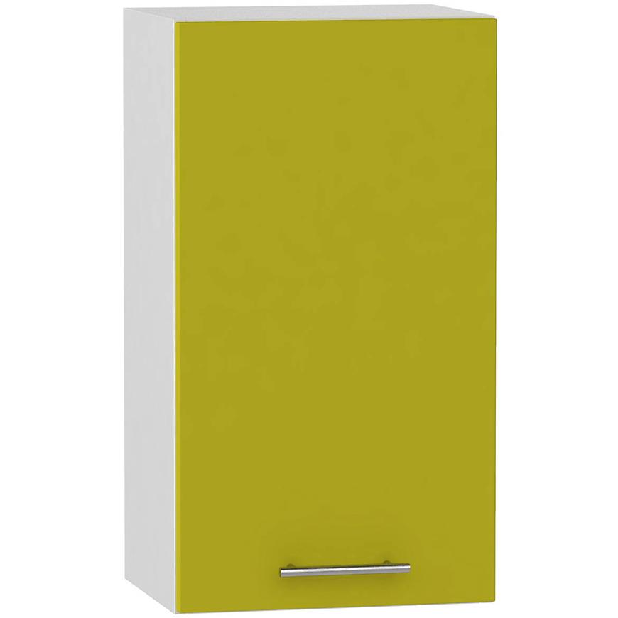 Kuchyňská skříňka Hana Zelený Lesk/Bílá W40 P/L BAUMAX