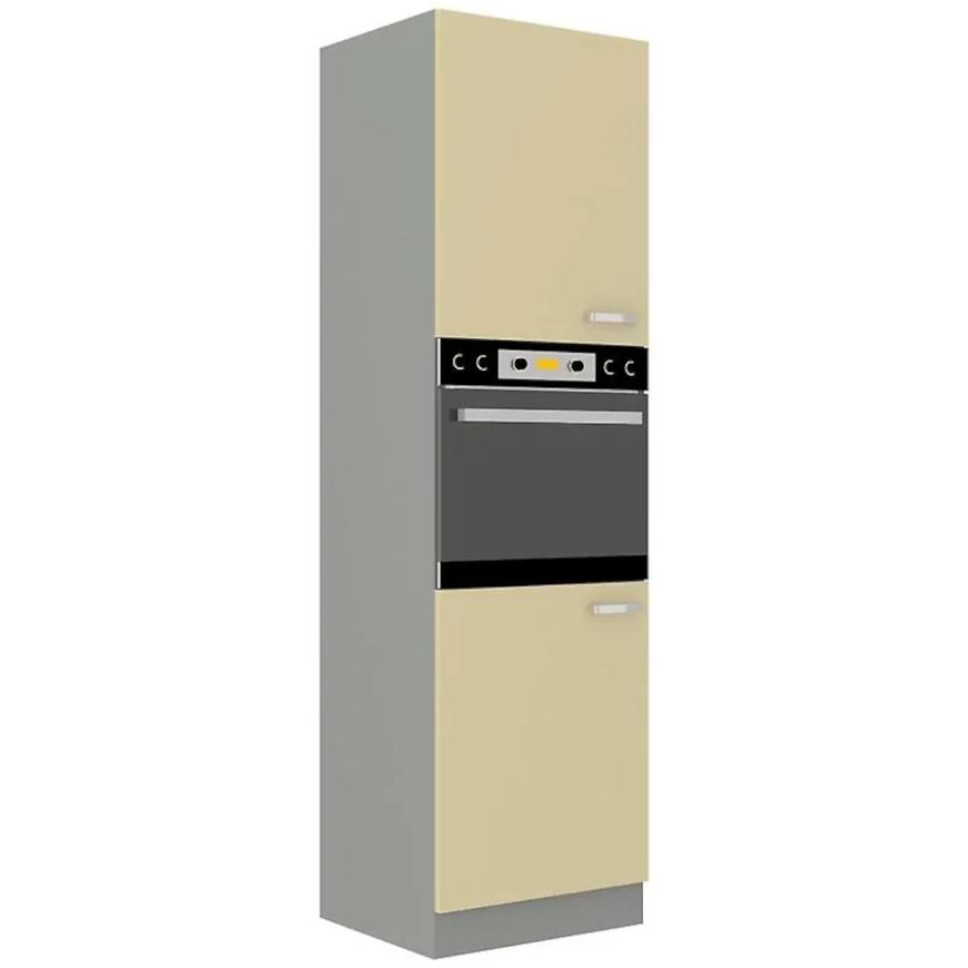 Kuchyňská skříňka Karmen 60 dp/210 2f Krémová BAUMAX
