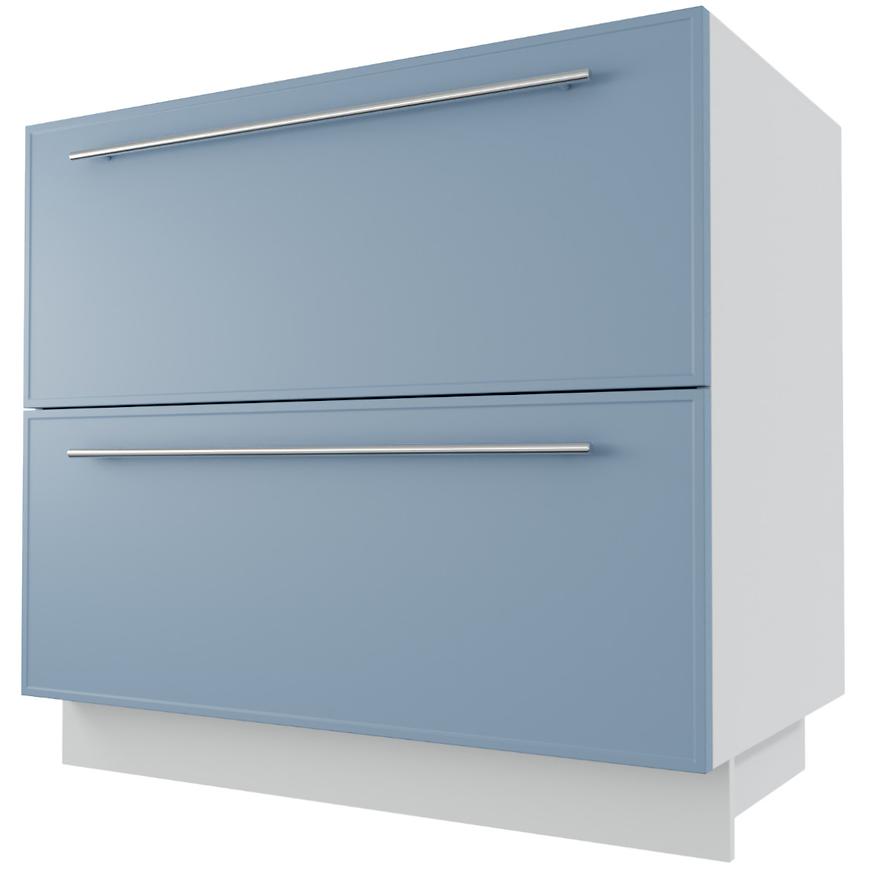 Kuchyňská skříňka Magnum D2E 90 /1E Denim/Korp White BAUMAX