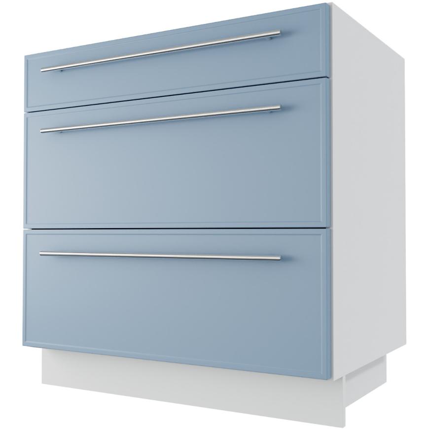 Kuchyňská skříňka Magnum D3 E 80 Denim/Korp White BAUMAX