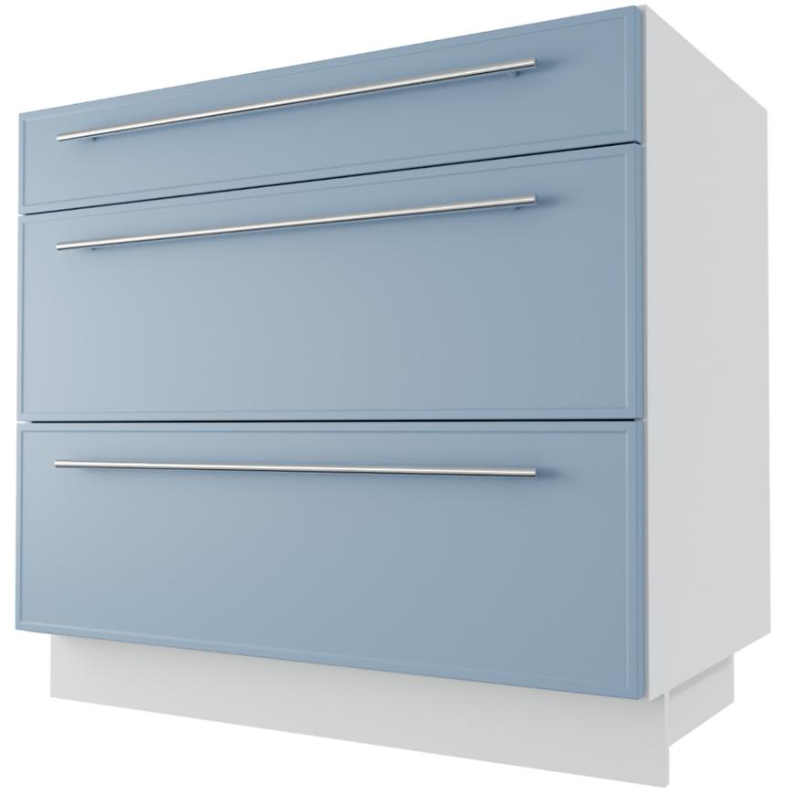 Kuchyňská skříňka Magnum D3 E 90 Denim/Korp White BAUMAX