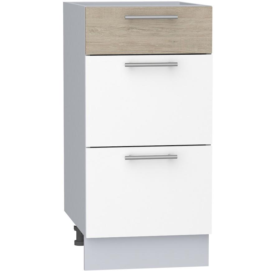 Kuchyňská skříňka Mia Picard/Bílá D40 S/3 BAUMAX