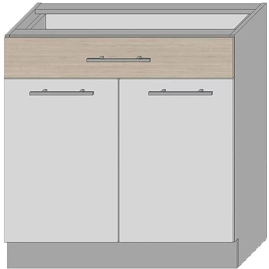 Kuchyňská skříňka Mia Picard/Šedá d80 s/1 bb BAUMAX