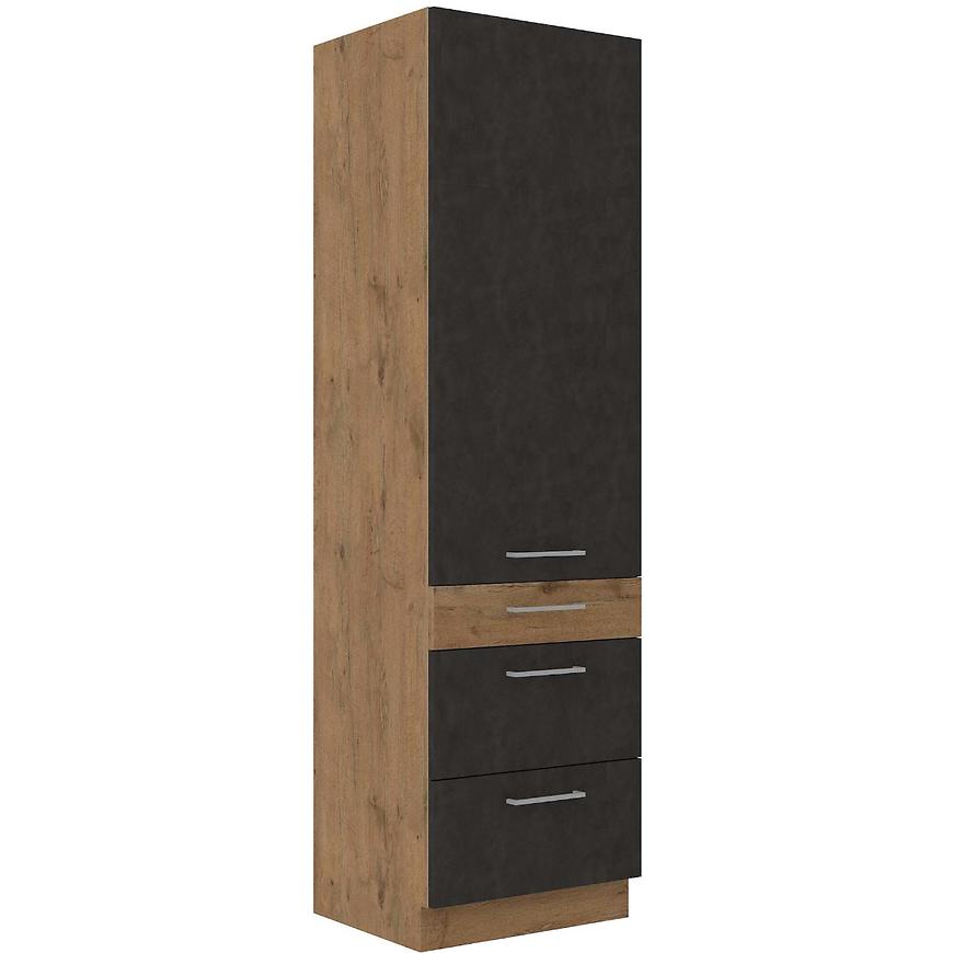 Kuchyňská skříňka Vigo Grafitová Mat 60DKS-210 3S 1F BAUMAX