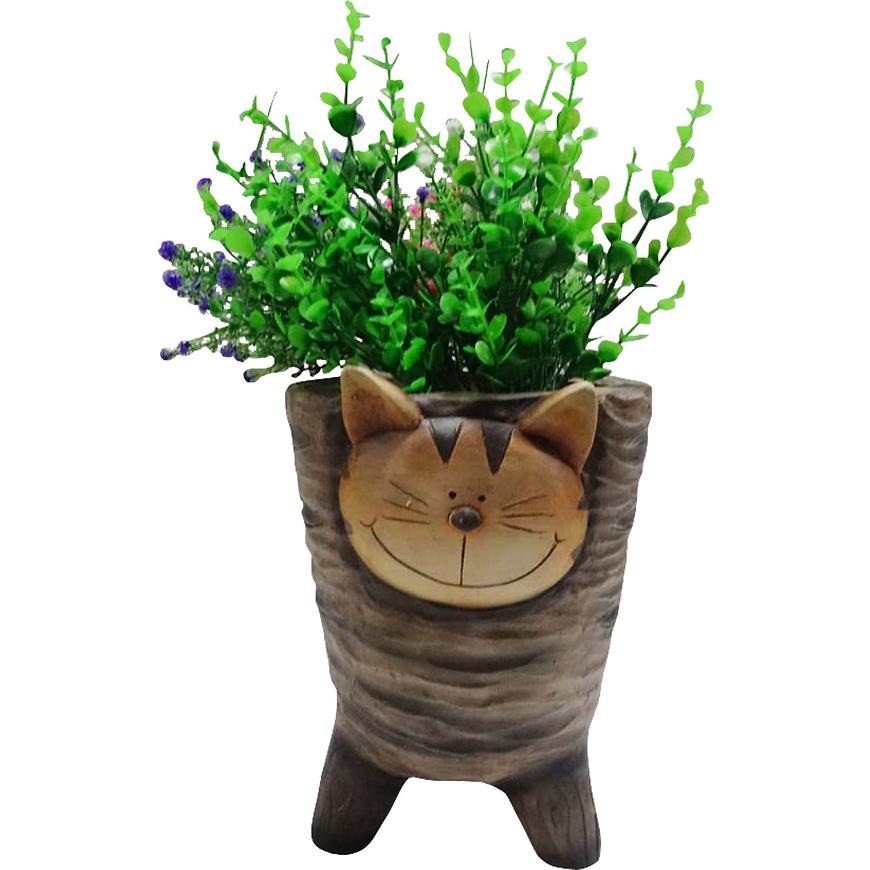 Květináč s kočkou BAUMAX
