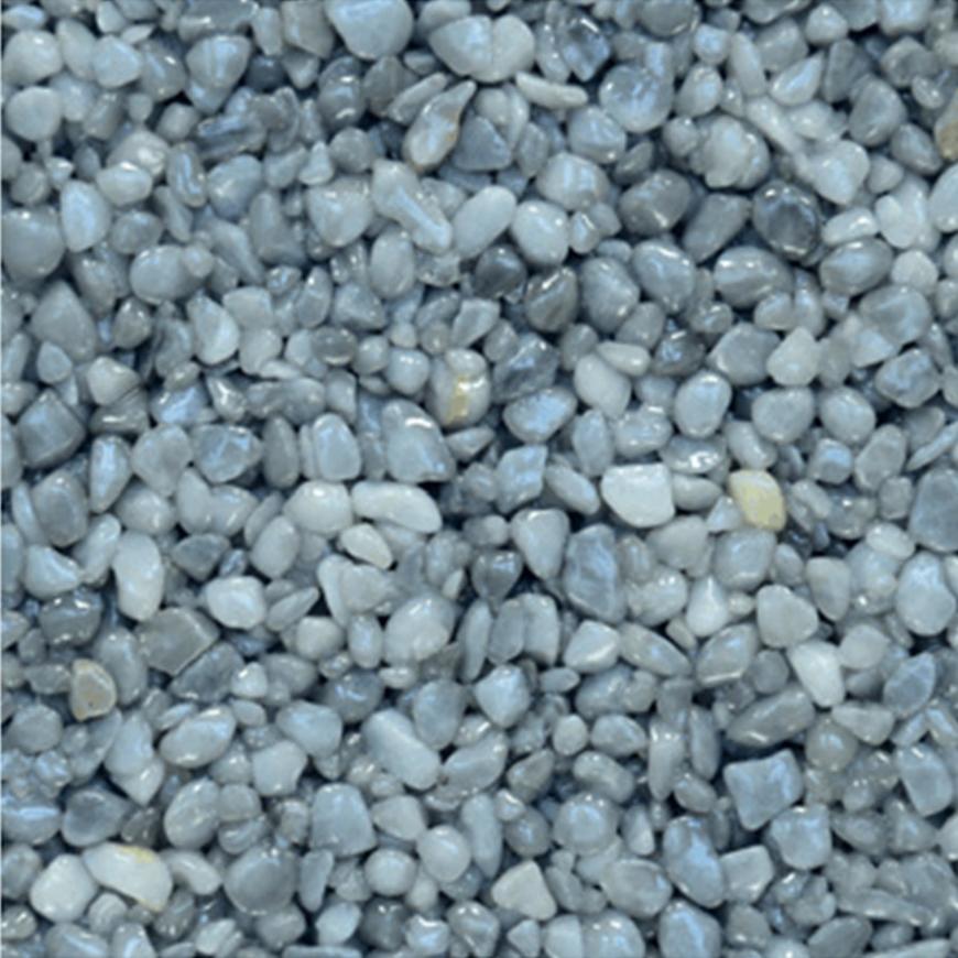Mramorové kamínky šedé světlé 3-6 mm 25 kg Den Braven