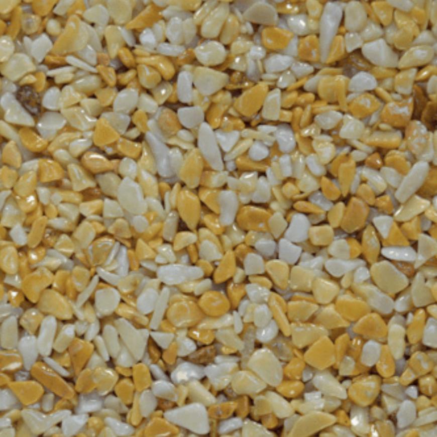 Mramorové kamínky žlutá 3-6mm 25 kg Den Braven