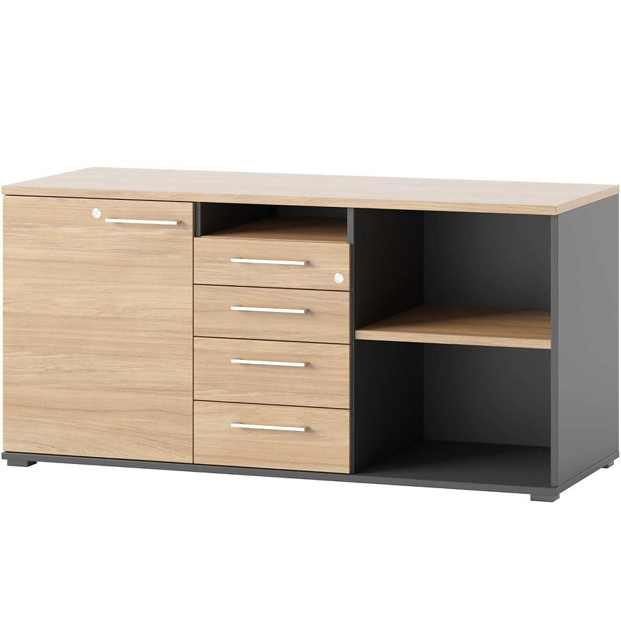 Nástavec Omega 10 Dub Urban/Grafit BAUMAX