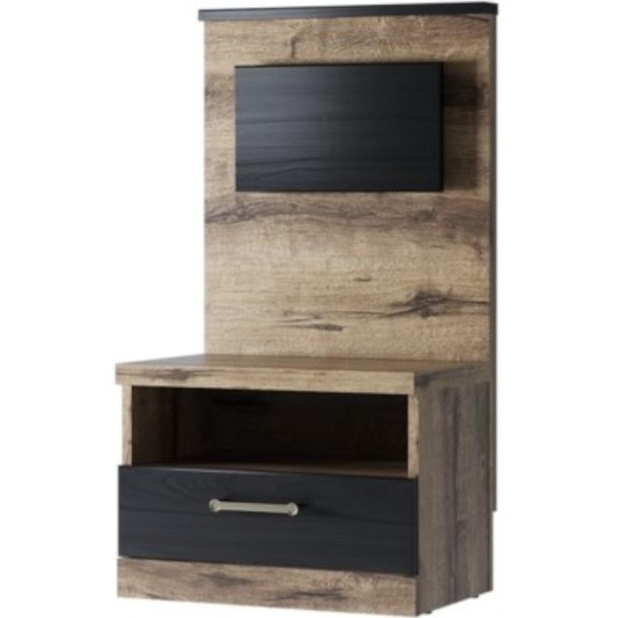Nocni Stolek 50 cm Jagger Dub Monastery/Černá BAUMAX