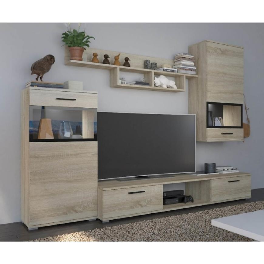 Obývací Stěna 230cm Blues Dub Sonoma BAUMAX