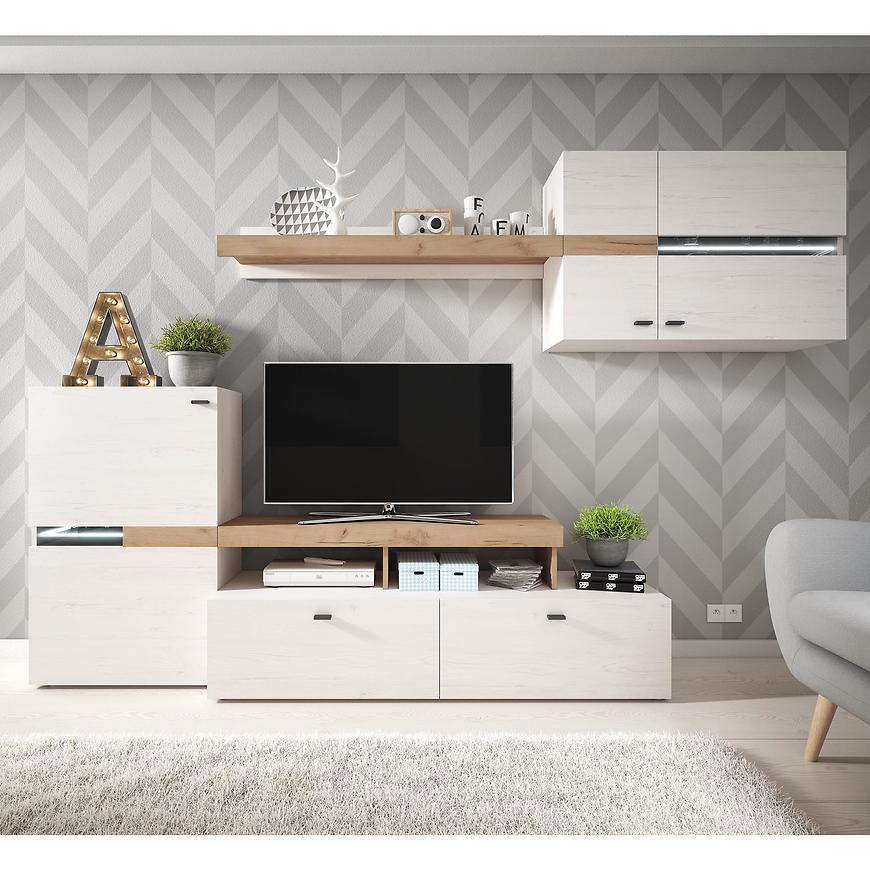 Obývací Stěna Jet 260cm Borovice Andersen/Dub Kraft Zlatý BAUMAX