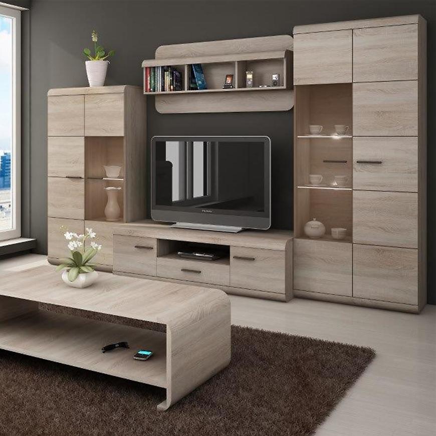 Obývací Stěna Link Led 300cm Dub Sonoma BAUMAX