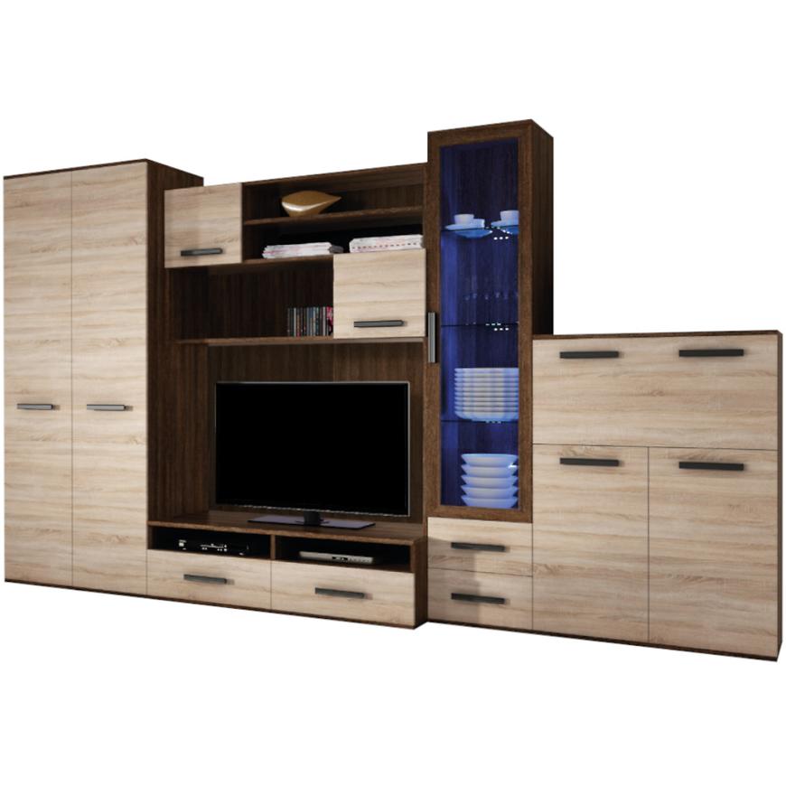 Obyvaci Stena Orion 320cm Venge/Sonoma BAUMAX