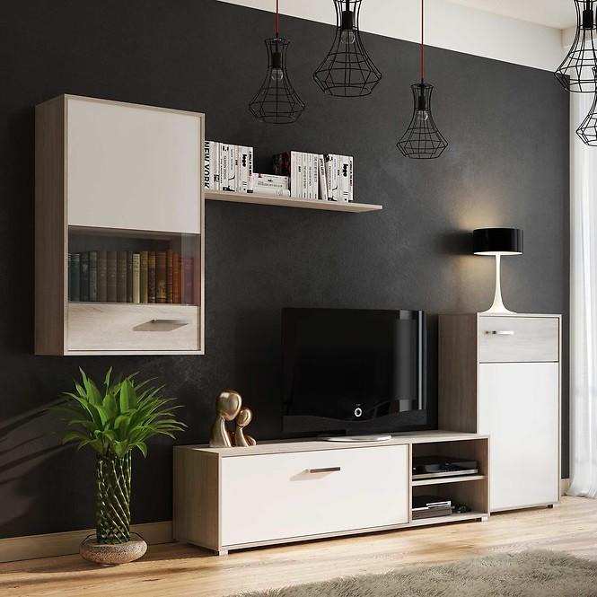 Obývací Stěna Panama Dub Sonoma/Bílá BAUMAX