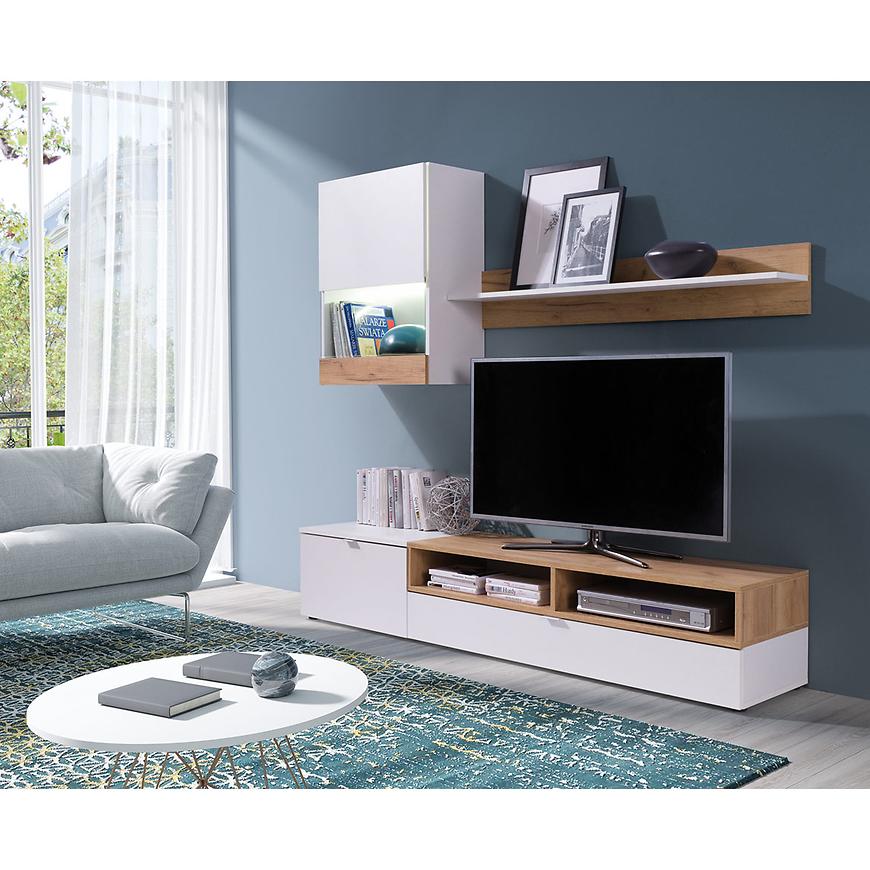 Obývací Stěna Roco 175cm Bílý/Dub Wotan BAUMAX