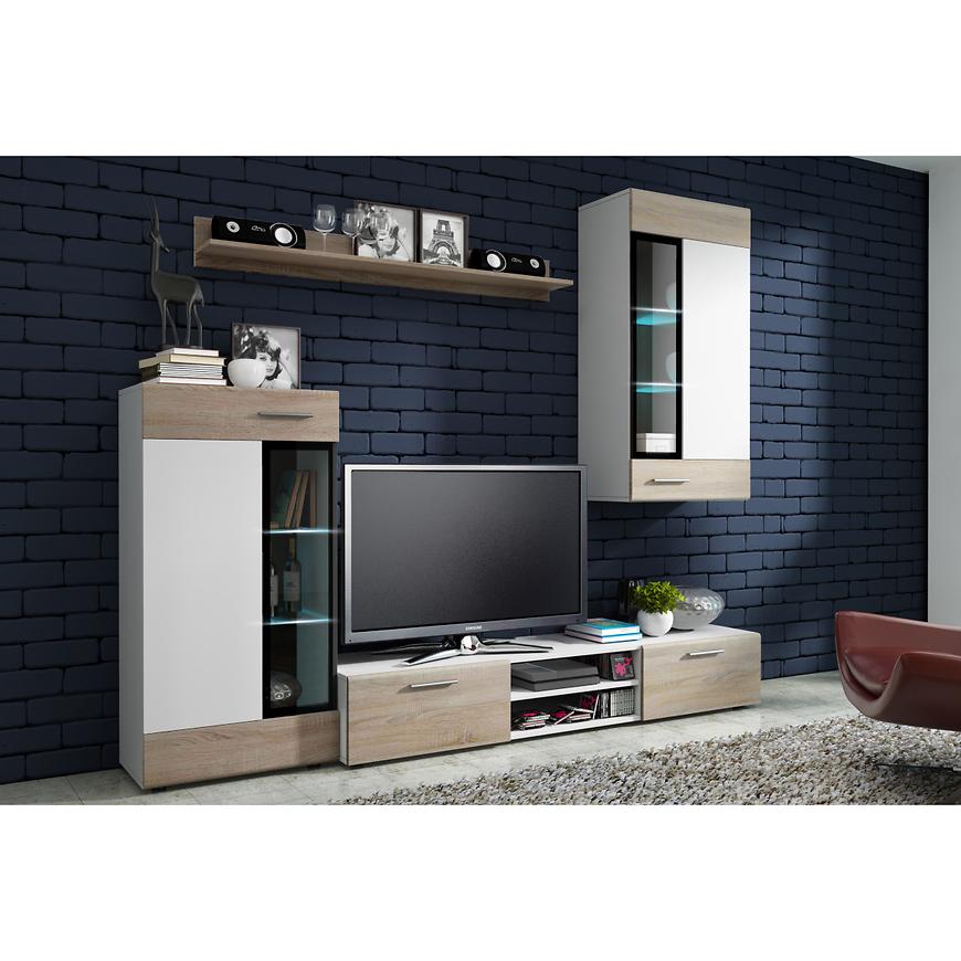 Obývací Stěna Tango 235cm Bílá/Dub Sonoma BAUMAX