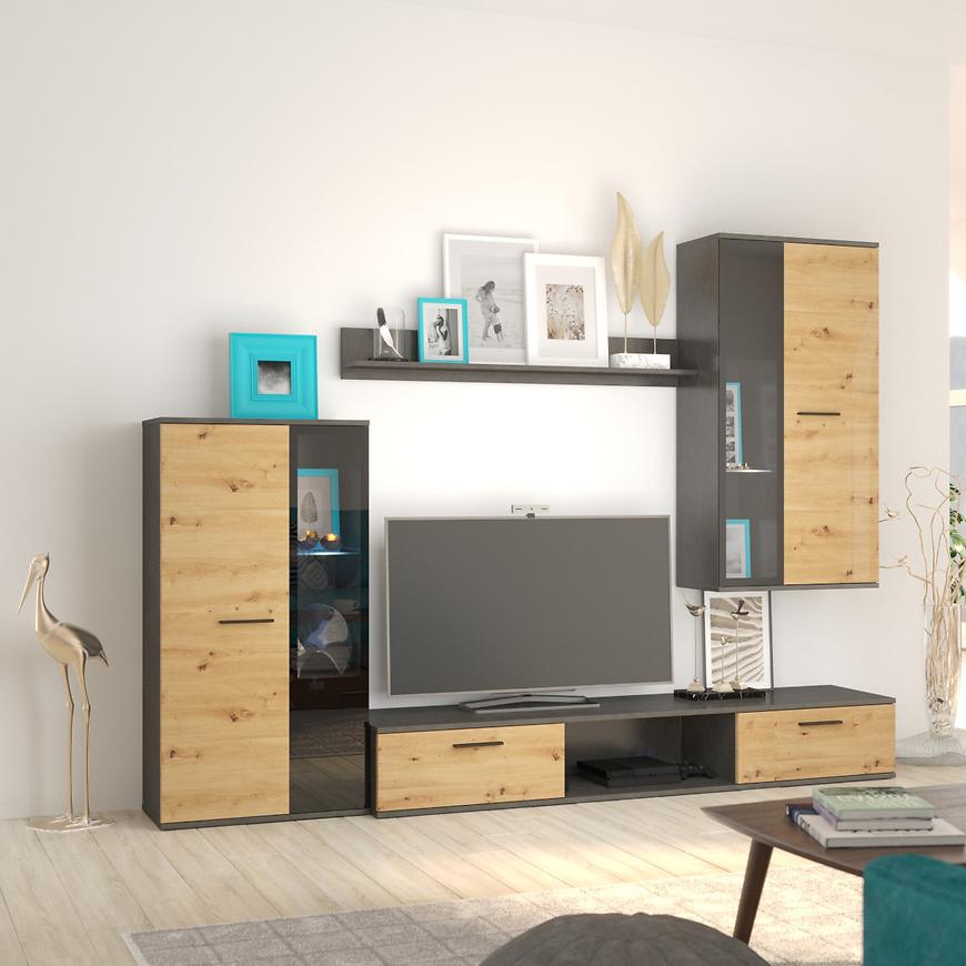 Obývací stěna Salsa 240cm Dub Artisan/Matera BAUMAX