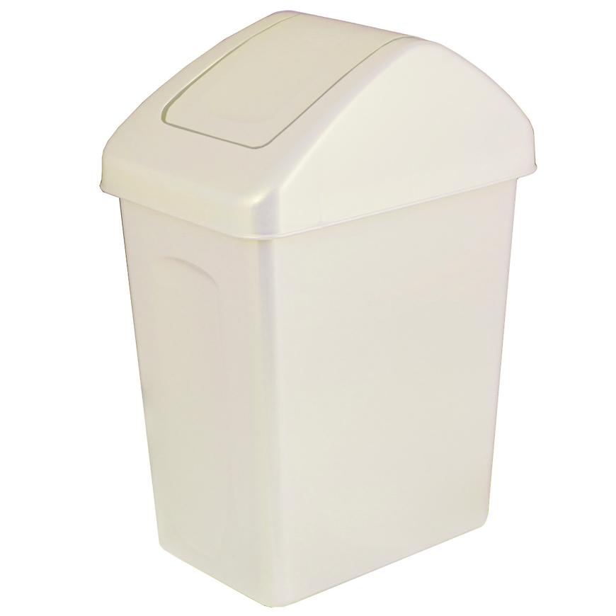 Odpadkový koš 25L 1325 bílá BAUMAX