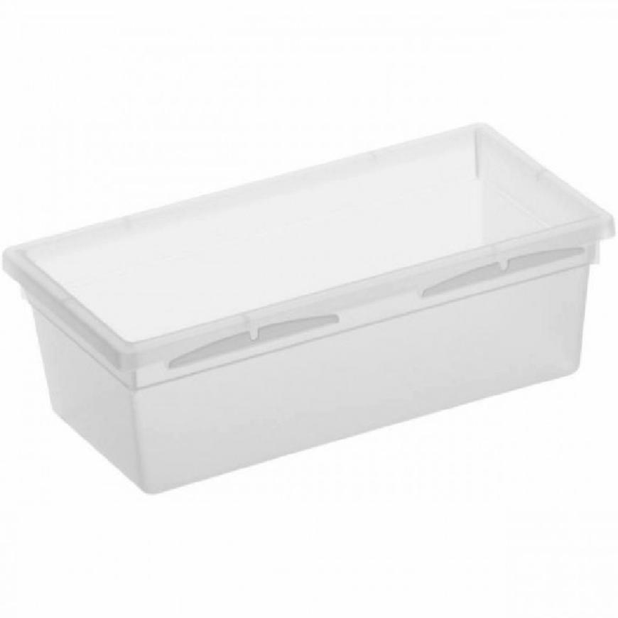 Organizér do zásuvky 15x 8cm Basic průhledný BAUMAX