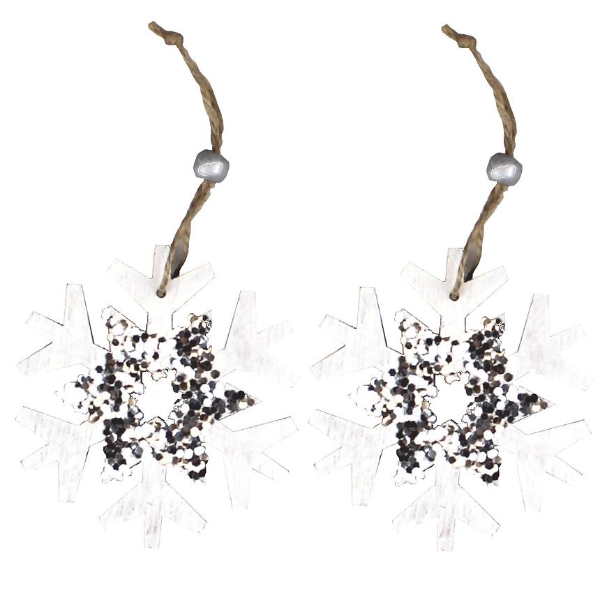 Ozdoba 9cm 2ks 38310 BAUMAX