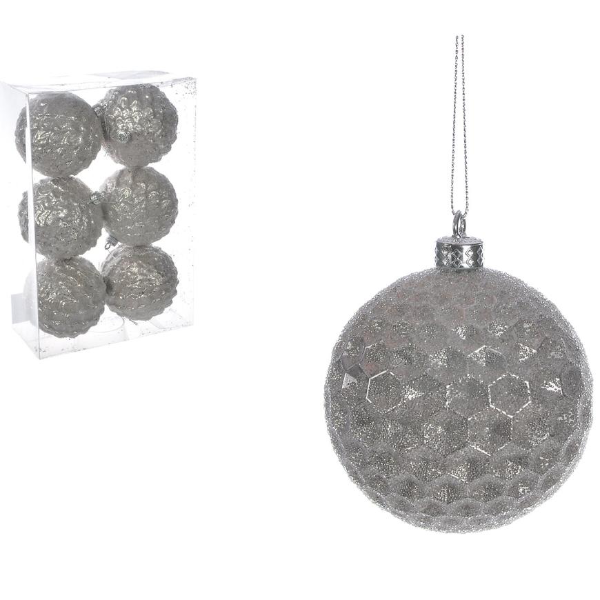 Ozdoba na stromeček 8cm 6ks a0-11032ch8 BAUMAX