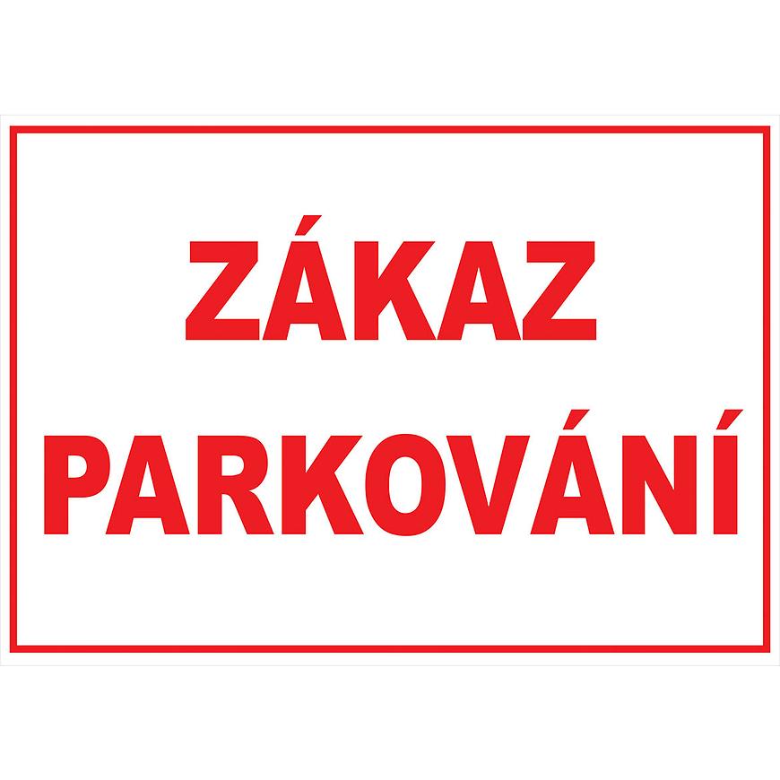 Plast zákaz parkování A4 BAUMAX