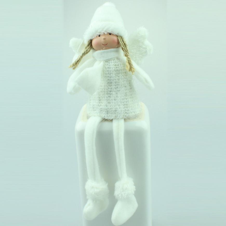 Plyšová dekorace s visícíma nohama 31 cm BAUMAX