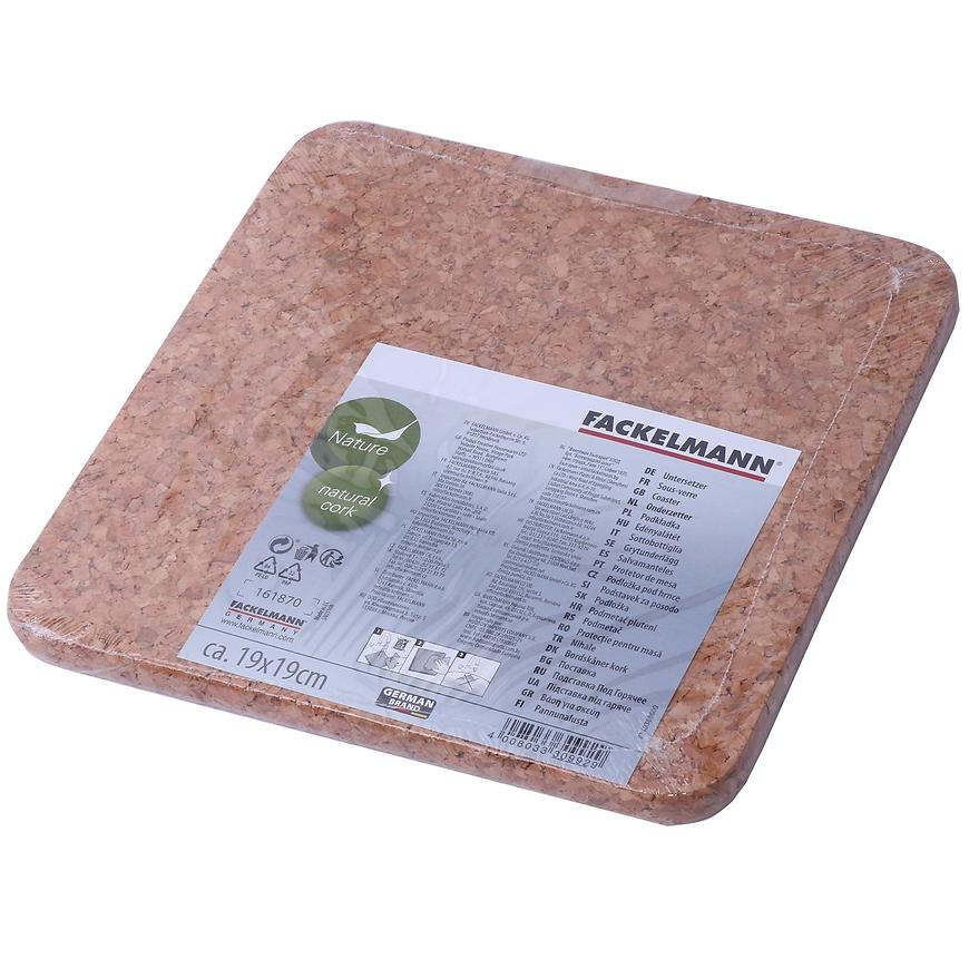 Podložka korková 19x19cm 30992 BAUMAX
