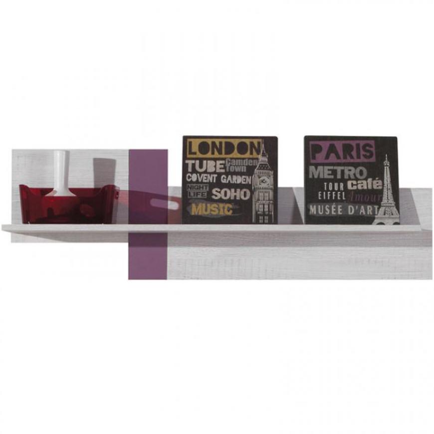 Polička Next 110cm Borovice B./Viola BAUMAX