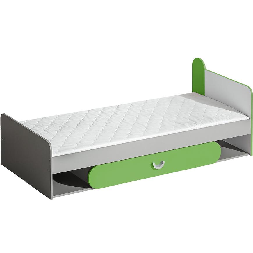 Postel Futuro 80cm Zelený/Bílý/Grafit BAUMAX