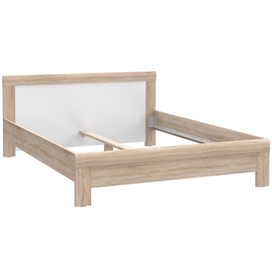 Postel Julietta 160cm Dub Sonoma/Bílá BAUMAX