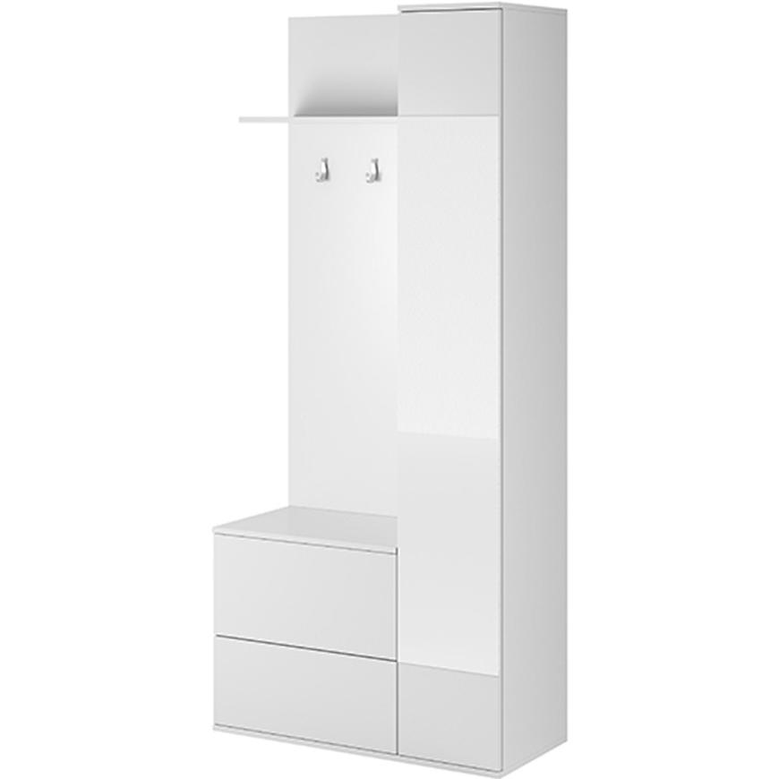 Předsíňová Stěna Green 90cm Bílá BAUMAX