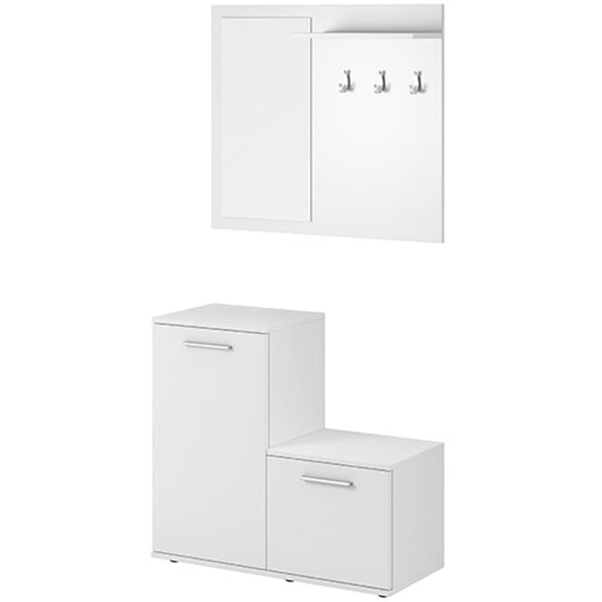 Předsíňová Stěna Monti 80cm Bílá BAUMAX