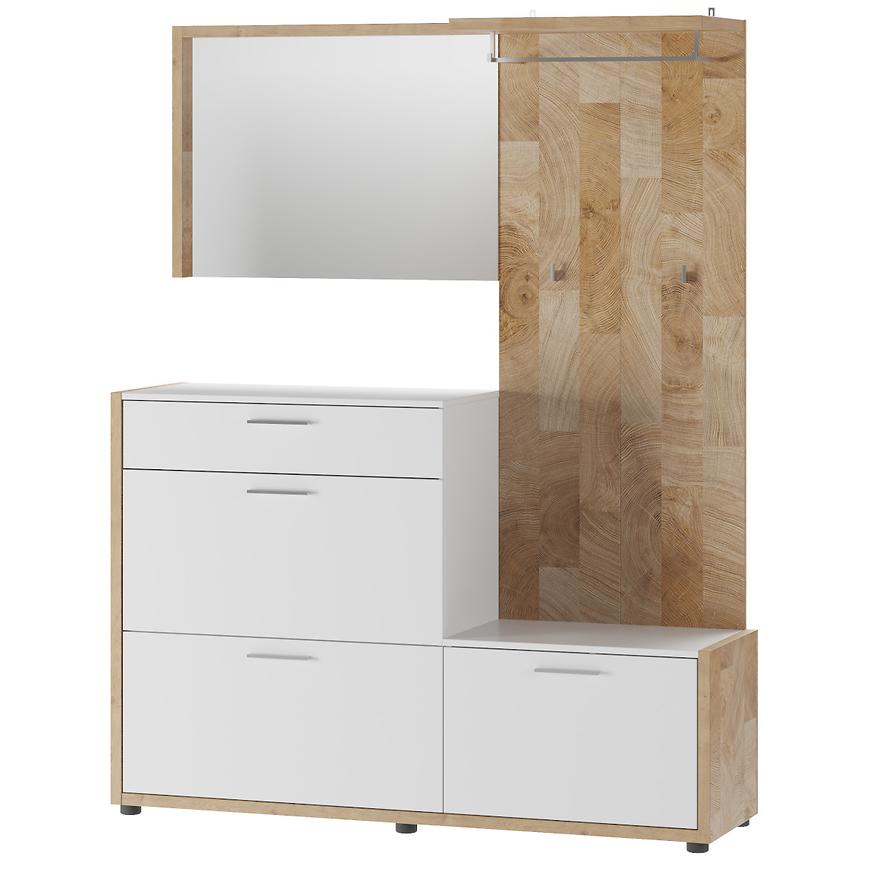 Předsíňová Stěna Nolan 146cm Dub Westmister/Bíly BAUMAX