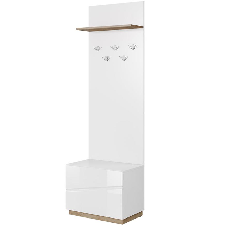 Předsíňový Nábytek Futura Bílá/B Lesk/Dub Riviera BAUMAX