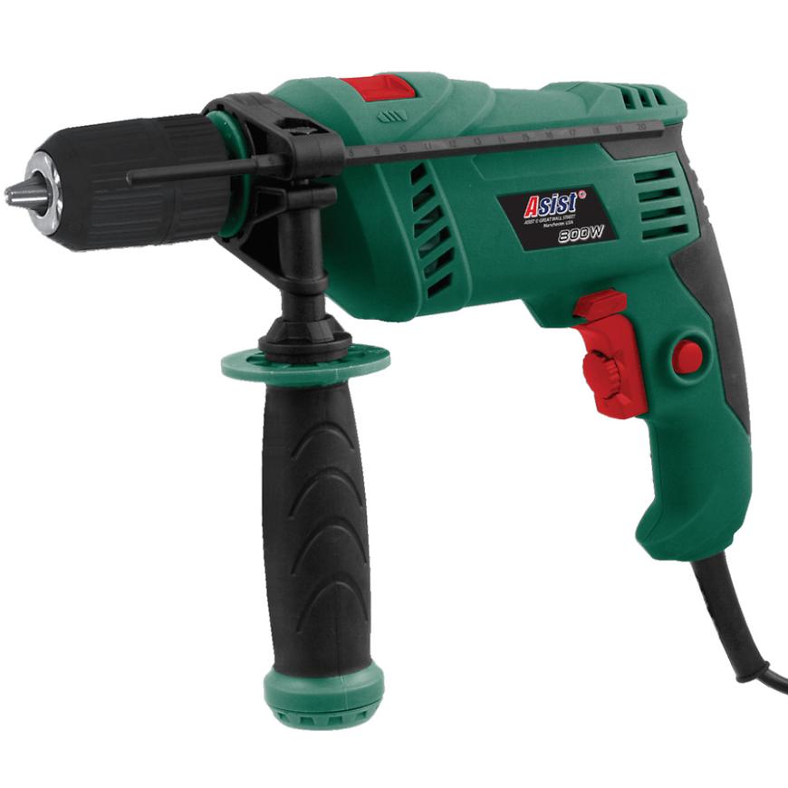 Příklepová vrtačka ASIST 800W v kufru BAUMAX