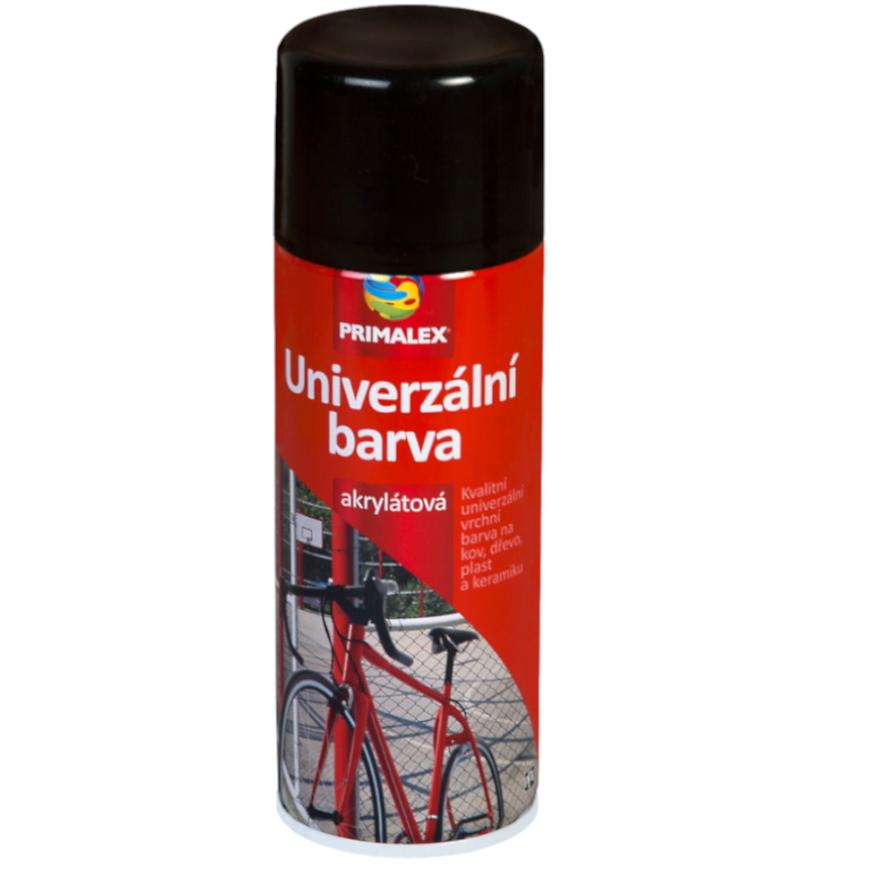 Primalex Sprej RAL 9005 černá lesk 400ml PRIMALEX