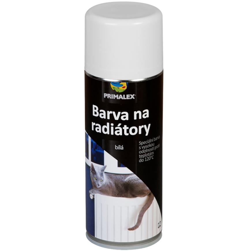 Primalex Sprej na radiátory bílá 400ml PRIMALEX
