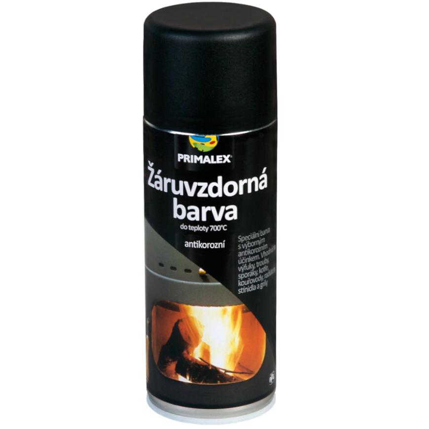 Primalex Sprej žáruvzdorná černá 400ml PRIMALEX