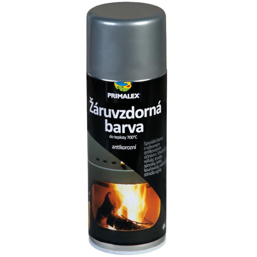 Primalex Sprej žáruvzdorná stříbrná 400ml PRIMALEX