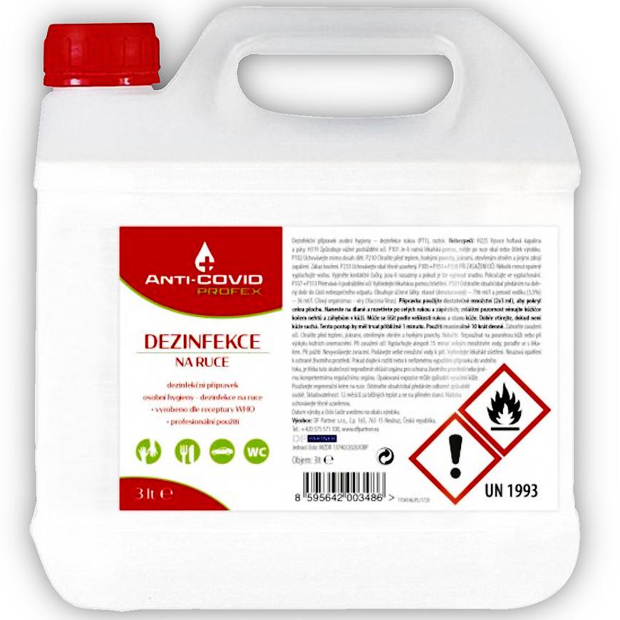 Profex Anti-Covid Dezinfekce 3 Lt PROFEX